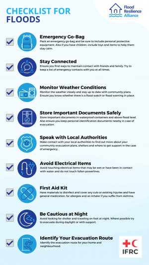 checklist for flood preparation